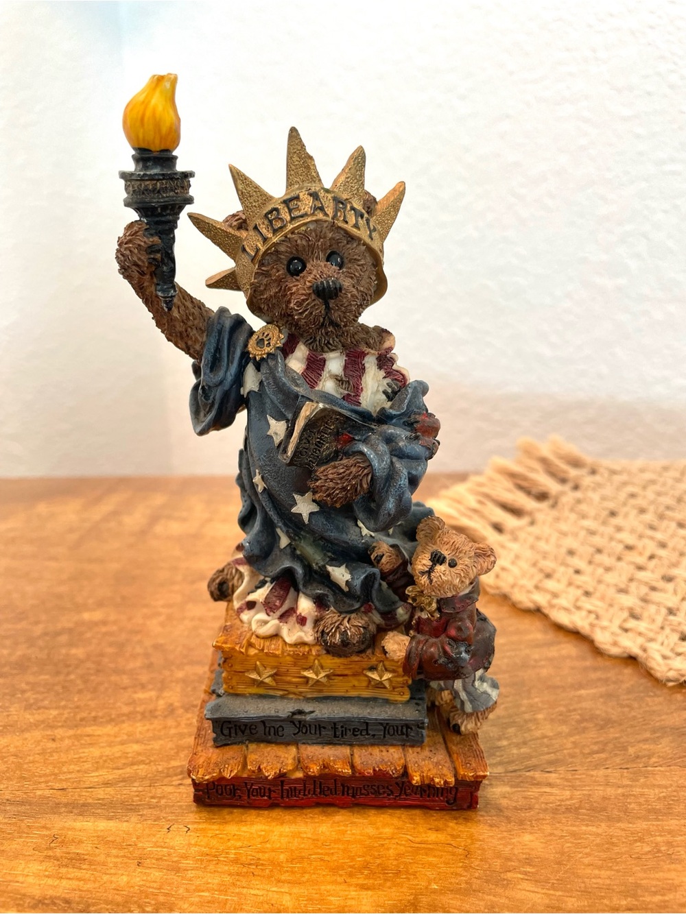 “Ms. Liberty Wants You Too” Boyds Bears & Friends Resin Figurine
